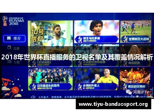 2018年世界杯直播服务的卫视名单及其覆盖情况解析